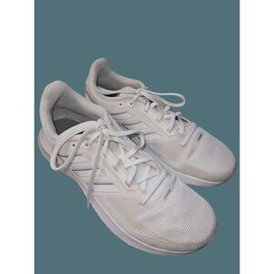 Adidas Runfalcon 2.0 Cloud White Silver Metallic Running Sneakers Women 9.5